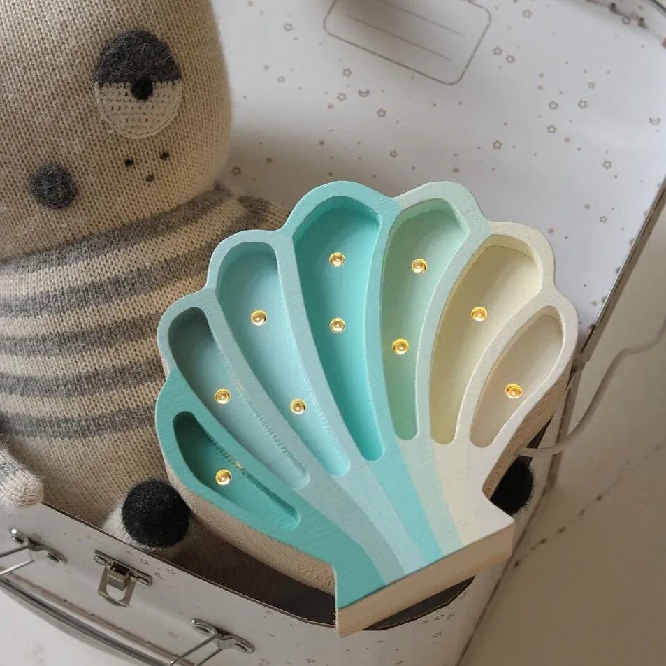 Shell Mini Lamp - Little Lights - Wooden Lamps