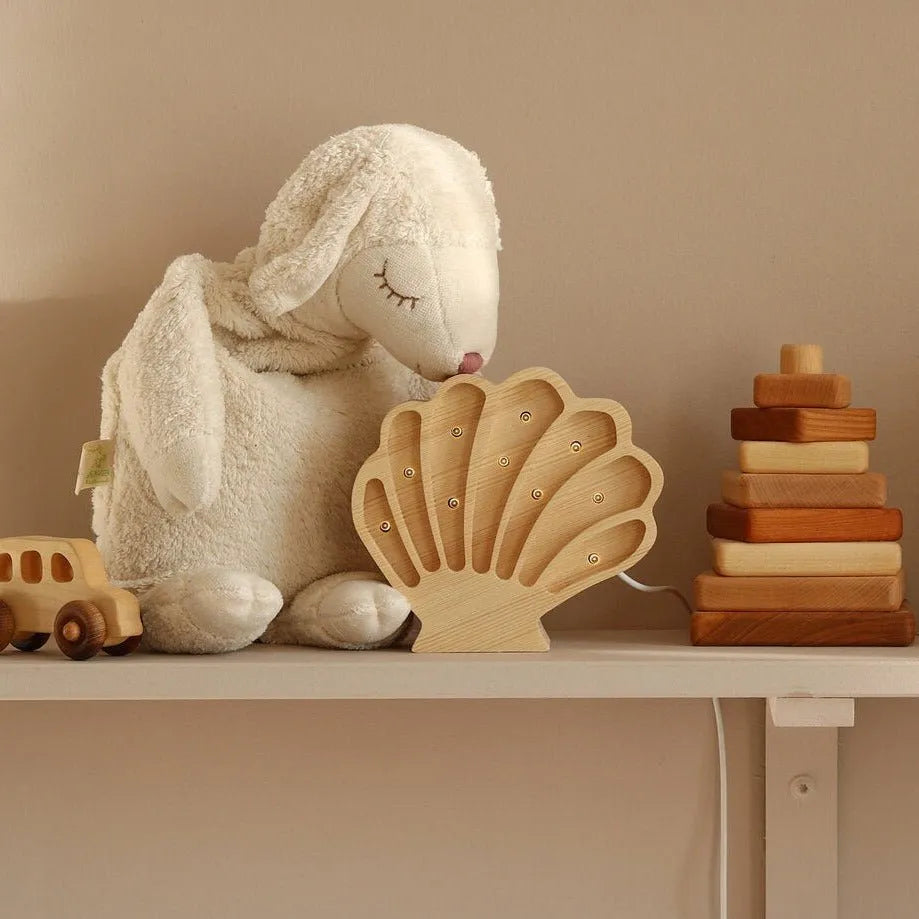 Shell Mini Lamp - Little Lights - Wooden Lamps