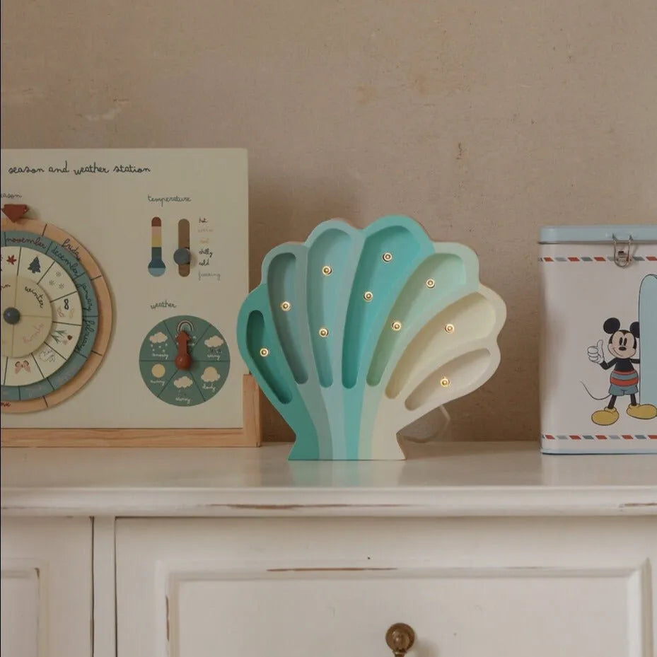 Shell Mini Lamp - Little Lights - Wooden Lamps