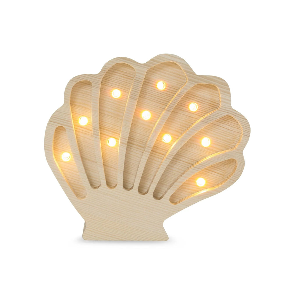 Shell Mini Lamp - Little Lights - Wooden Lamps