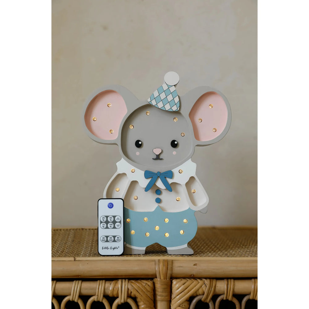 Myška Felix Lampa - Little Lights - Dřevěné Lampy