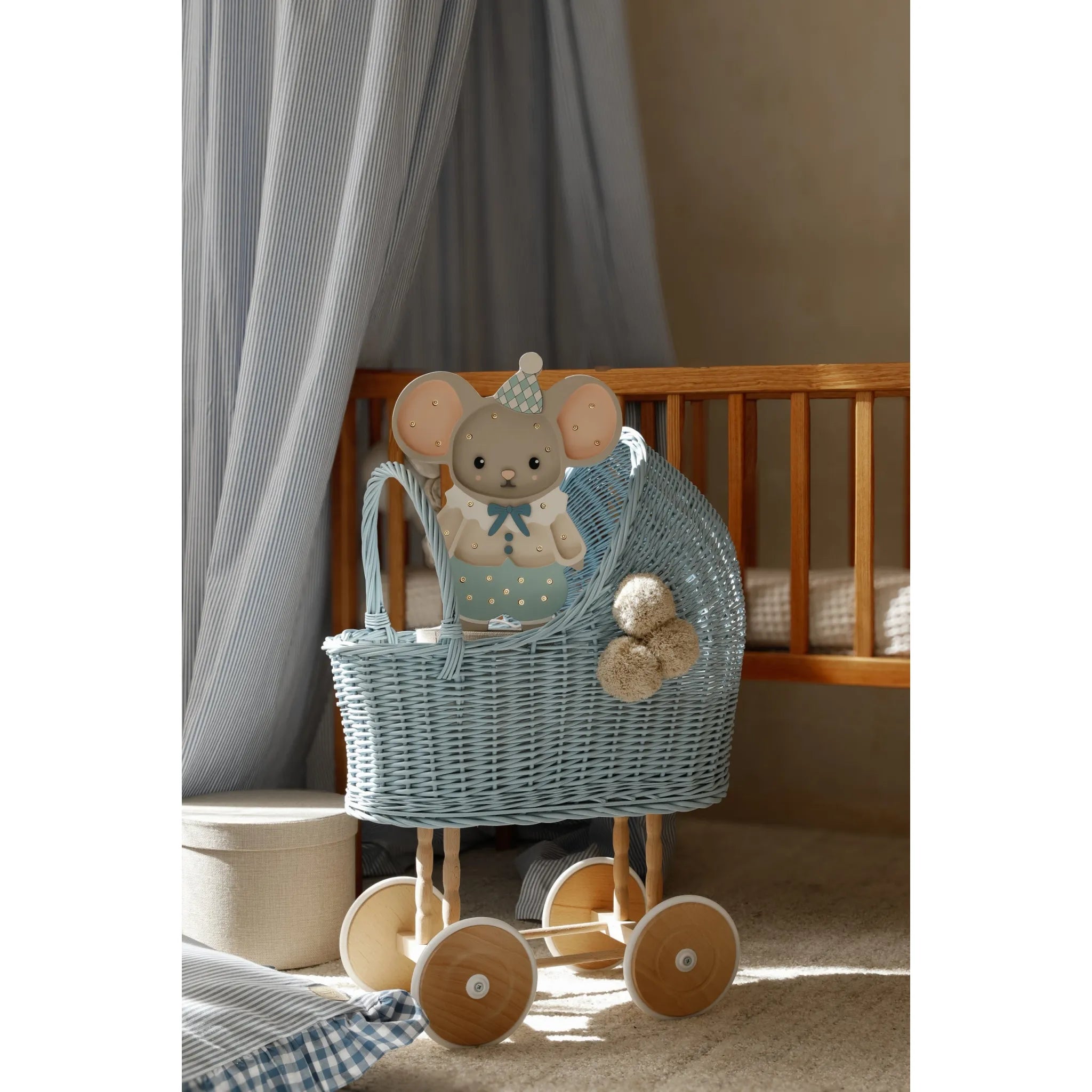 Myška Felix Lampa - Little Lights - Dřevěné Lampy