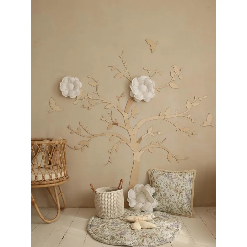 Décoration murale Arbre avec oiseaux - Puzzle mural en bois 170 cm x 170 cm - À découper maintenant