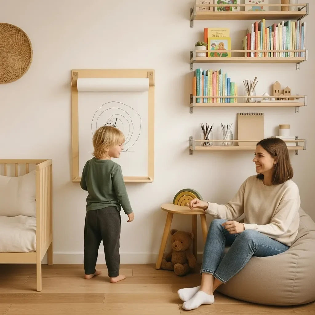 Nástenná Kresliaca Tabuľa pre Deti - Kreatívne Hračky - Leg&go
