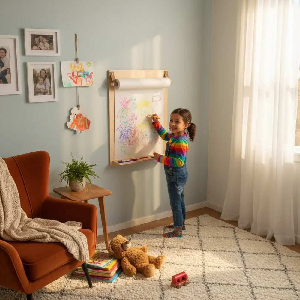 Nástenná Kresliaca Tabuľa pre Deti - Kreatívne Hračky - Leg&go