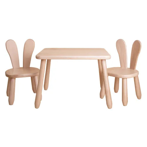 Natur Bunny Holz-Kinderset - Holz- und Kunststoffsets - Kidozia