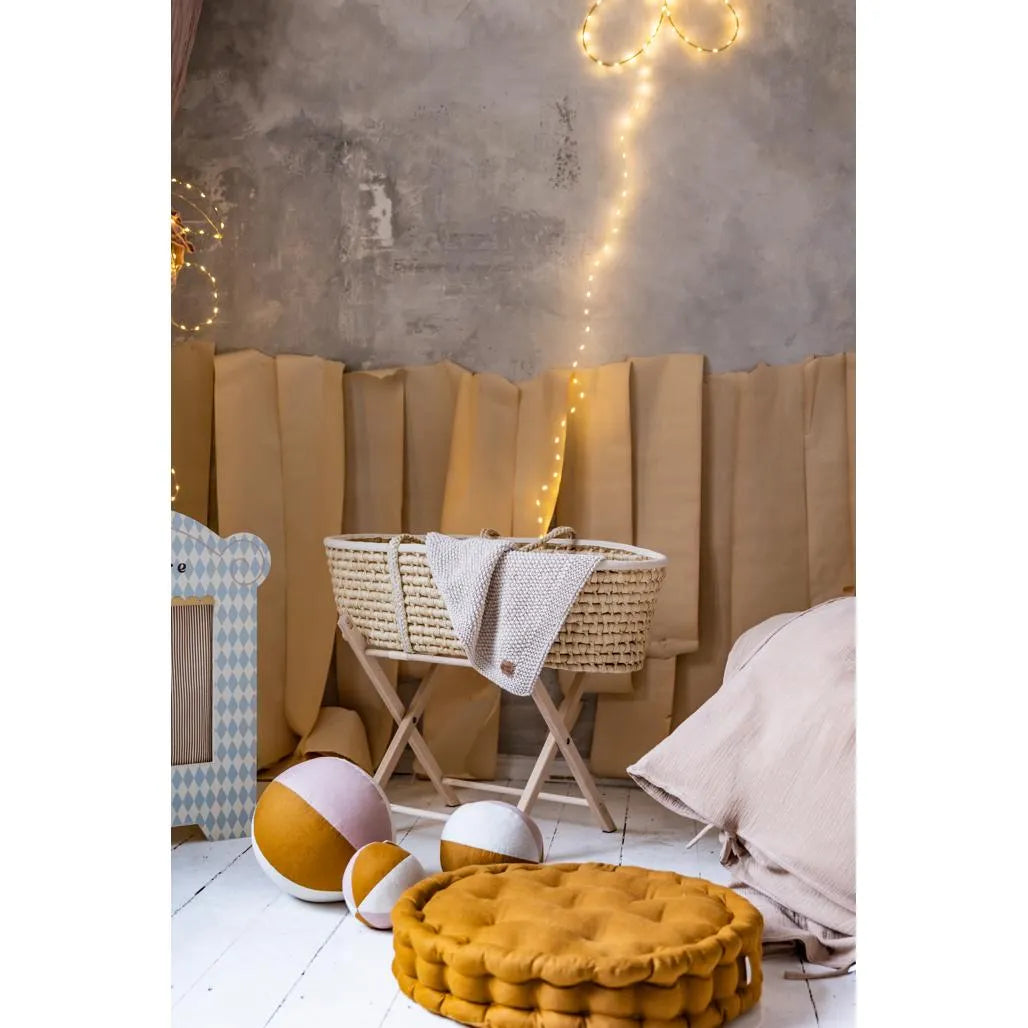 Newborn Sensory Blanket - Beige - 70x50cm - Blankets - Happy Moses