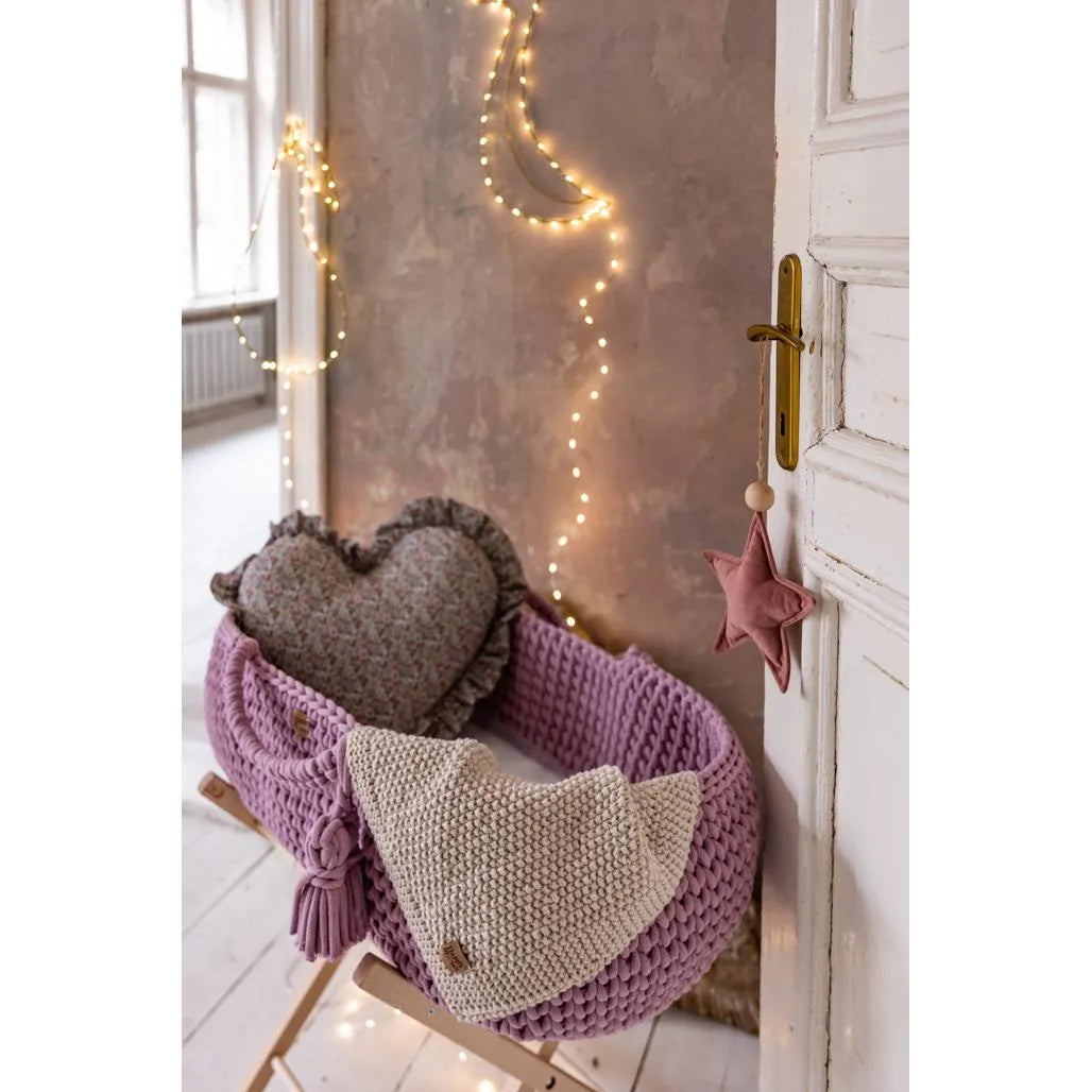 Newborn Sensory Blanket - Beige - 70x50cm - Blankets - Happy Moses