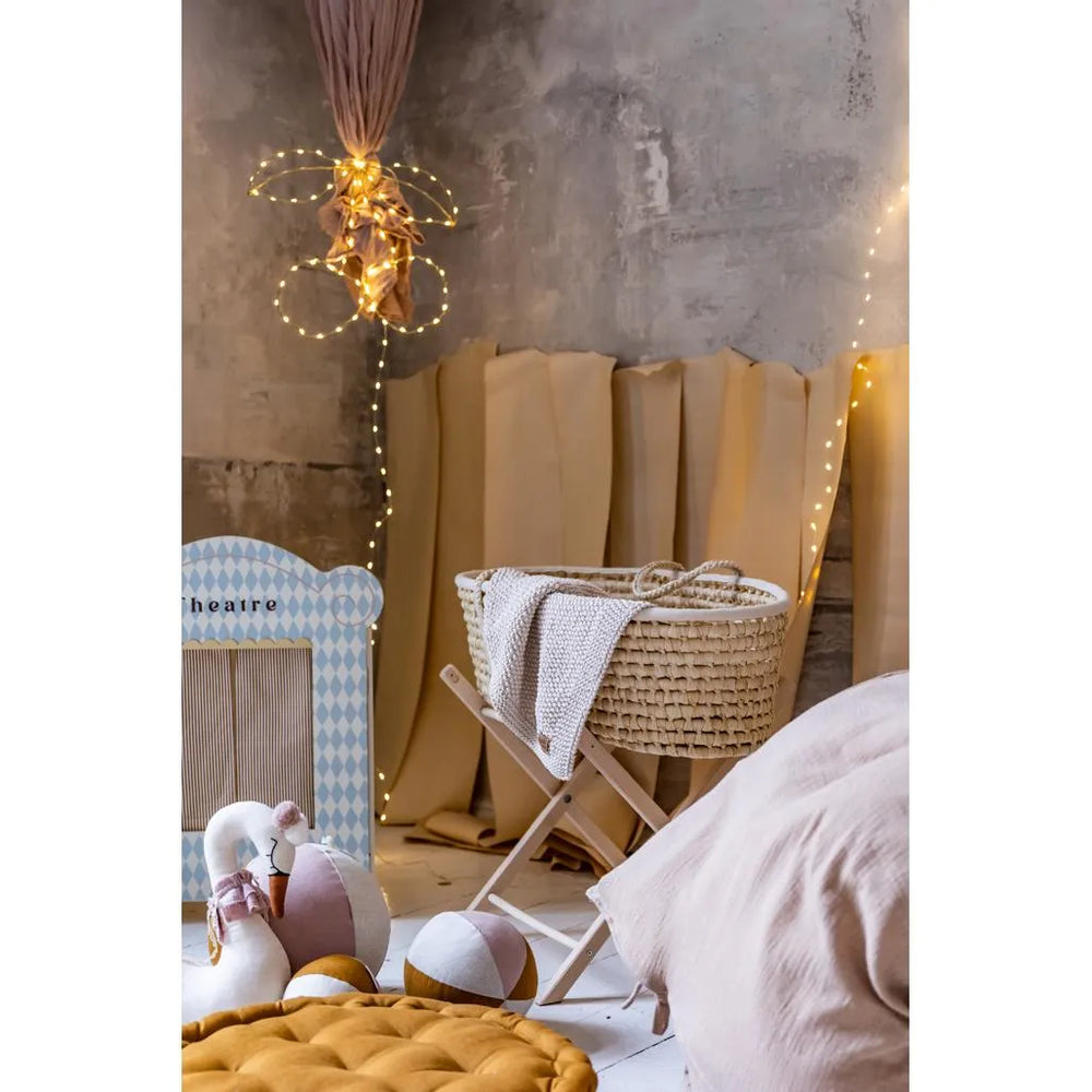 Newborn Sensory Blanket - Beige - 70x50cm - Blankets - Happy Moses