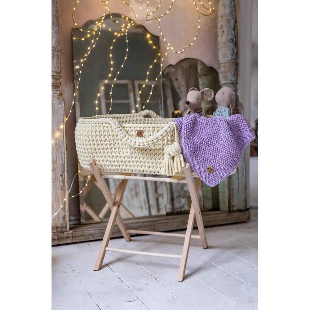 Newborn Sensory Blanket - Lavender - 70x50cm - Blankets - Happy Moses