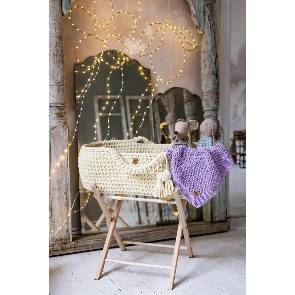 Newborn Sensory Blanket - Lavender - 70x50cm - Blankets - Happy Moses