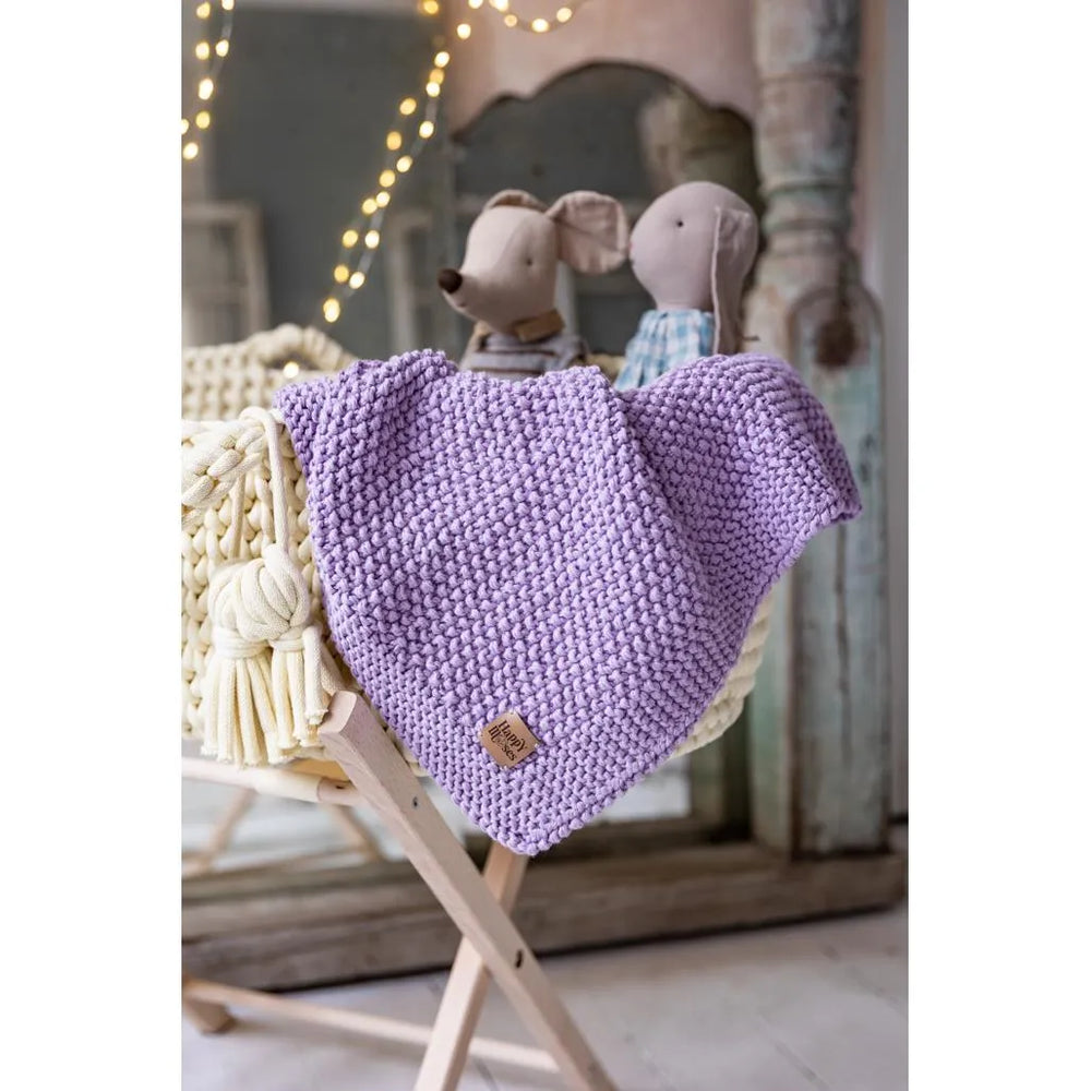 Newborn Sensory Blanket - Lavender - 70x50cm - Blankets - Happy Moses
