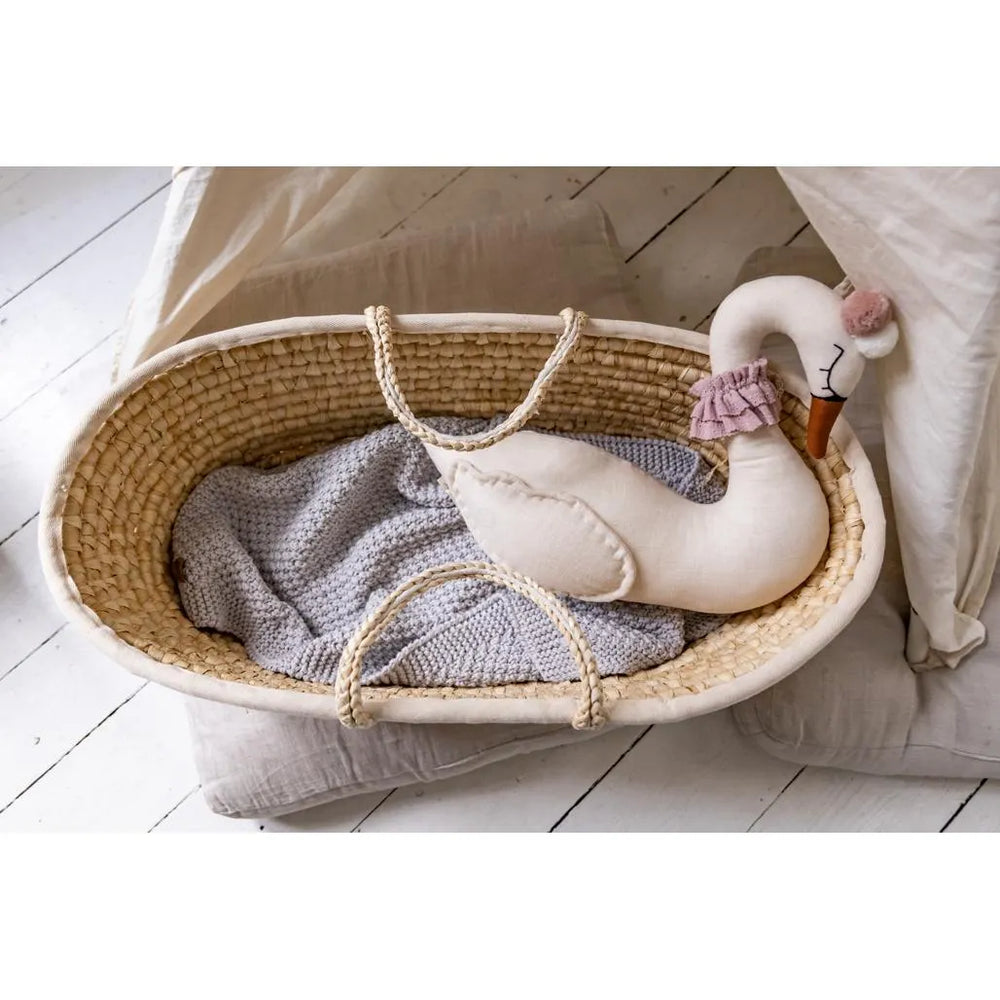 Newborn Sensory Blanket - Light gray - 70x50cm - Blankets - Happy Moses