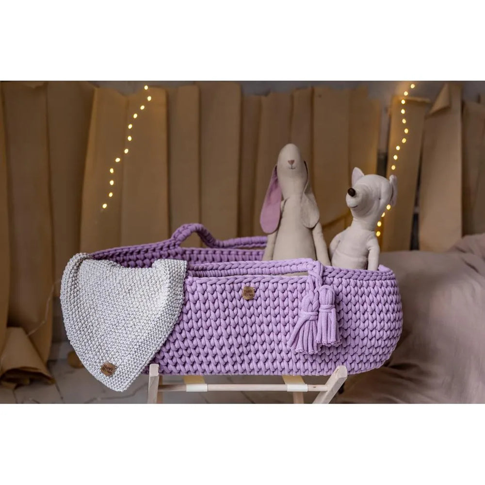 Newborn Sensory Blanket - Light gray - 70x50cm - Blankets - Happy Moses