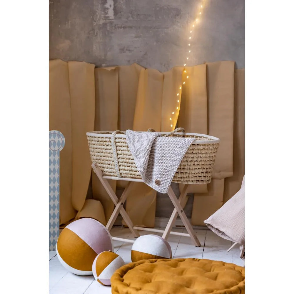 Newborn Sensory Blanket - Light gray - 70x50cm - Blankets - Happy Moses