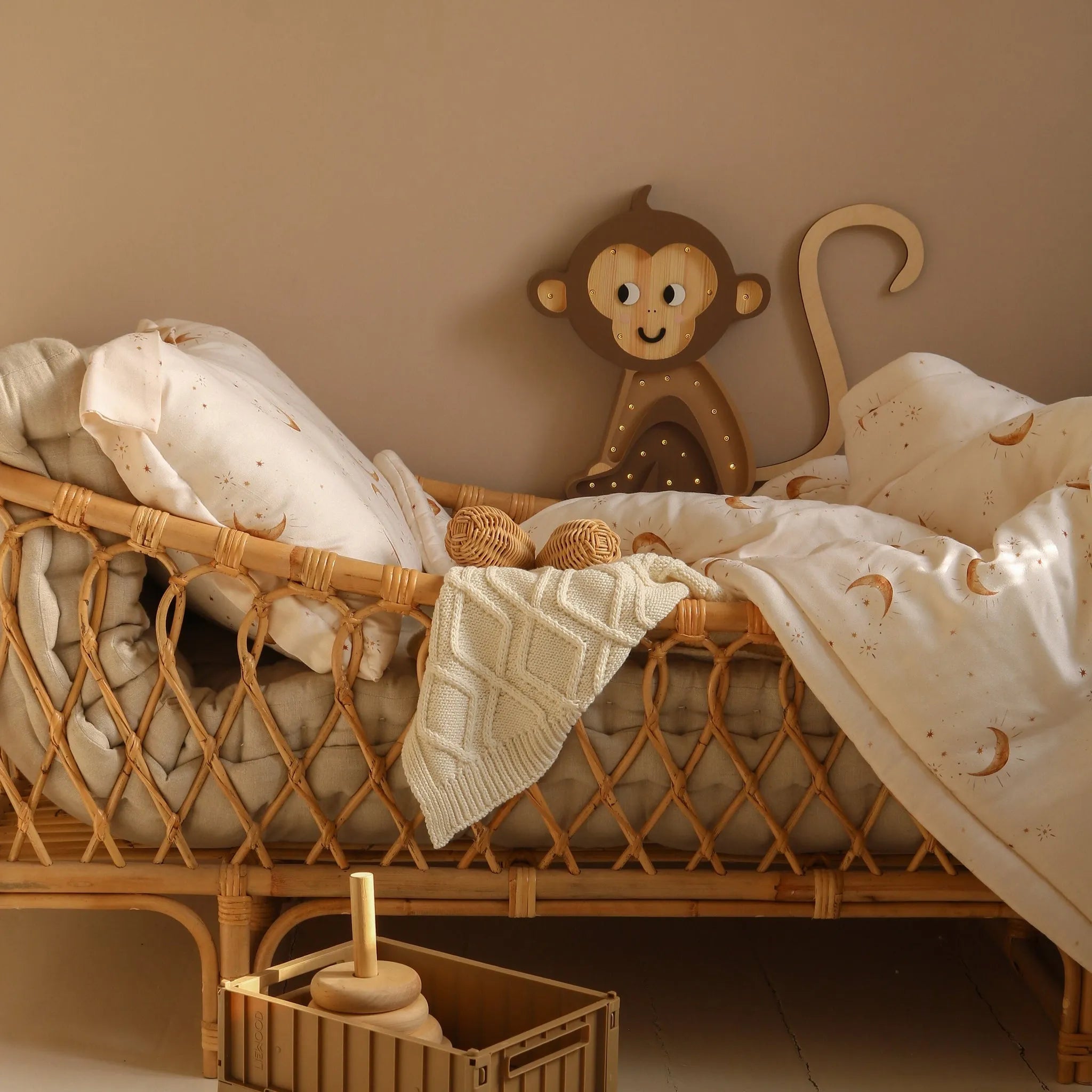 Lampada Scimmia - Piccole Luci - Lampade in Legno