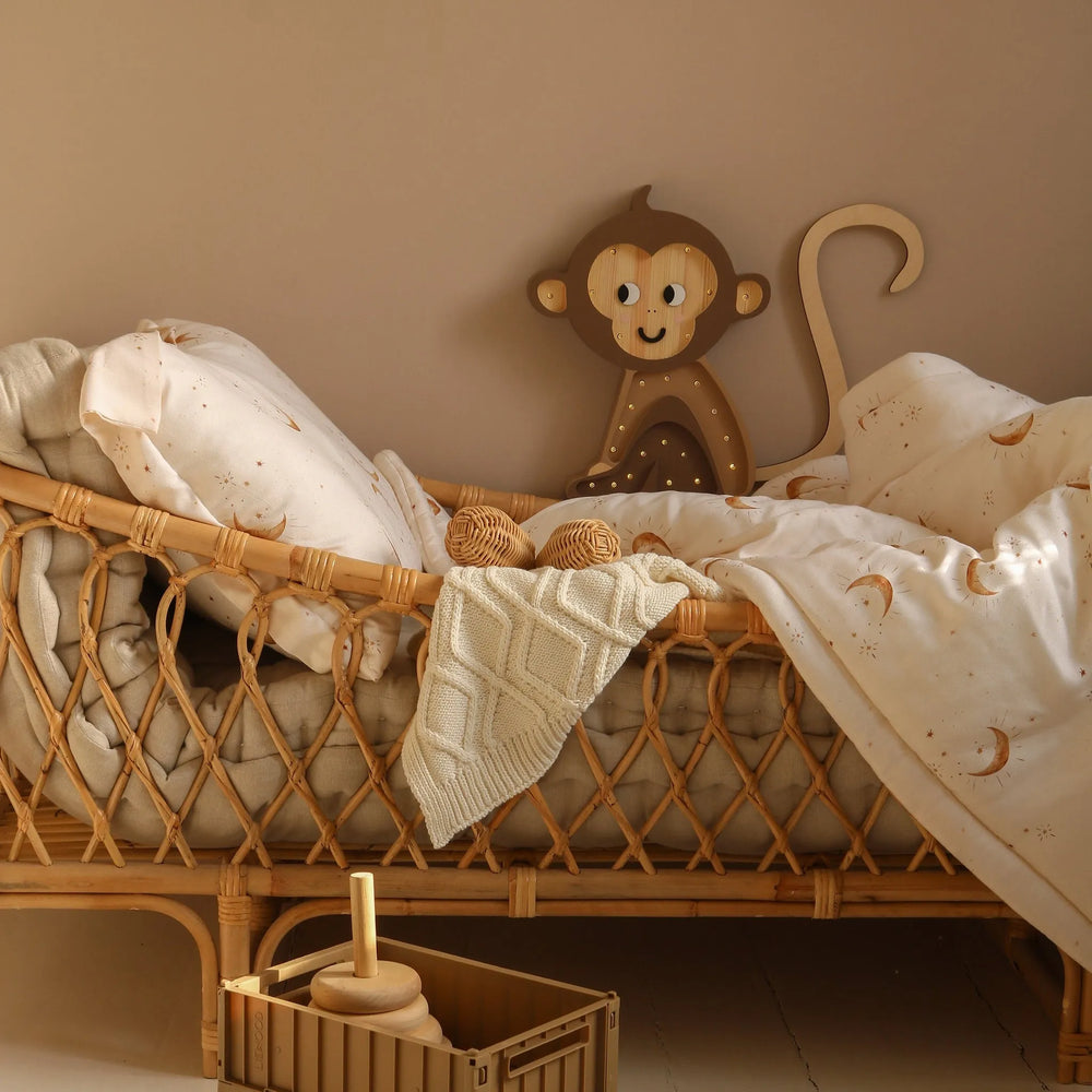 Lampada Scimmia - Piccole Luci - Lampade in Legno