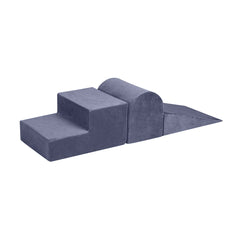 Foam Playset with 3 Elements Velvet Gray Blue - Playsets - Meowbaby