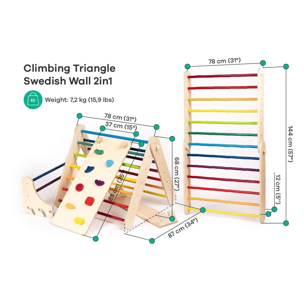 Piklerova Triangle and Climbing Wall 2in1 - Leg&go - Leg&go