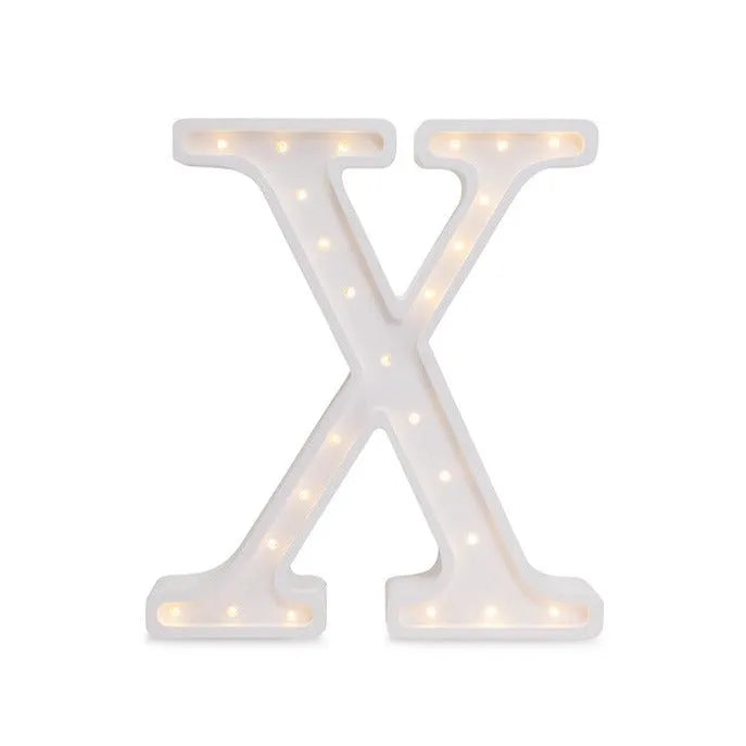 Letter Lamps A-z - Little Lights - Wooden