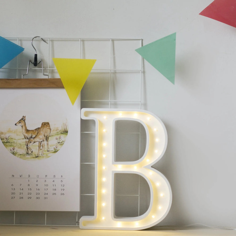 Letter Lamps A-z - Little Lights - Wooden