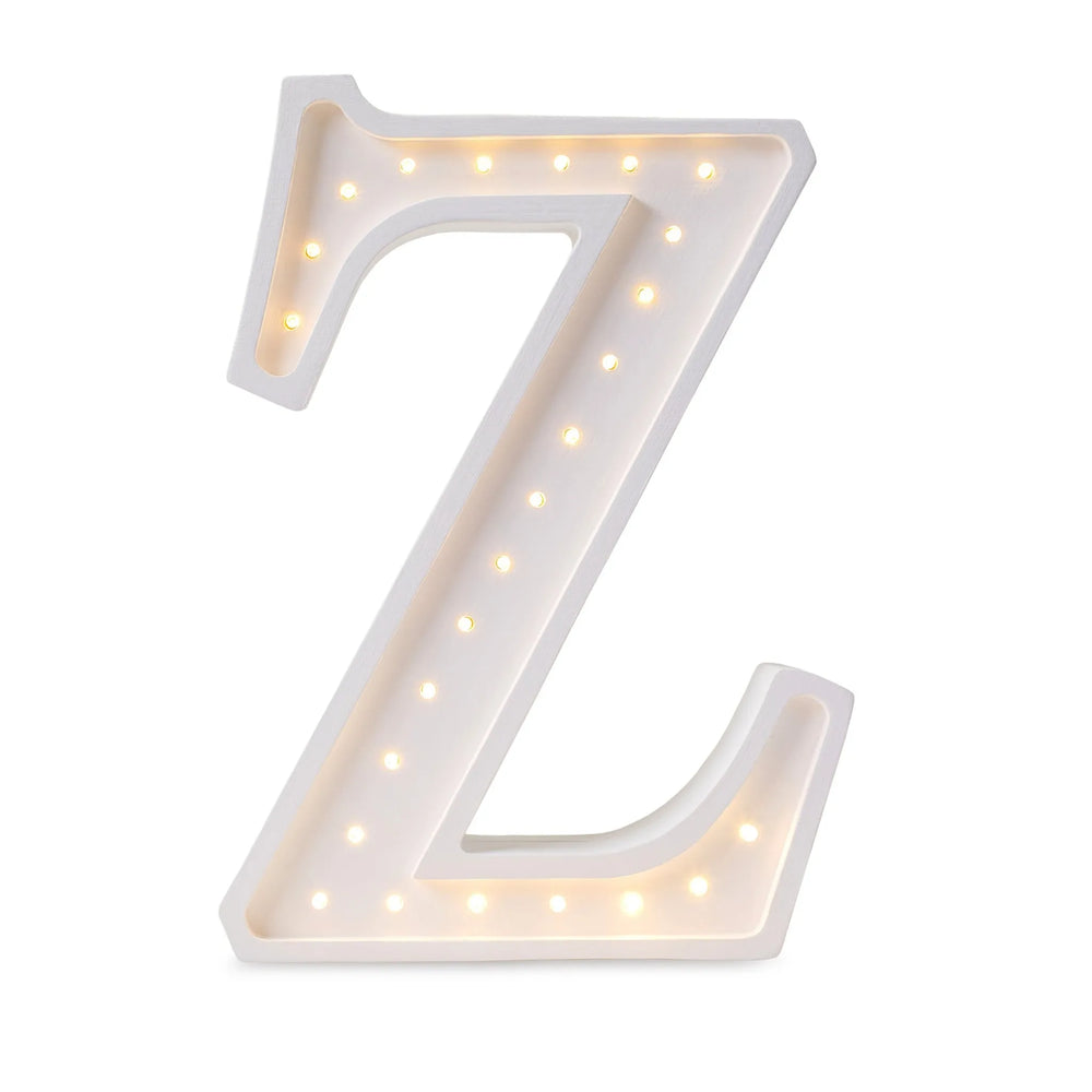 Letter Lamps A-z - Little Lights - Wooden