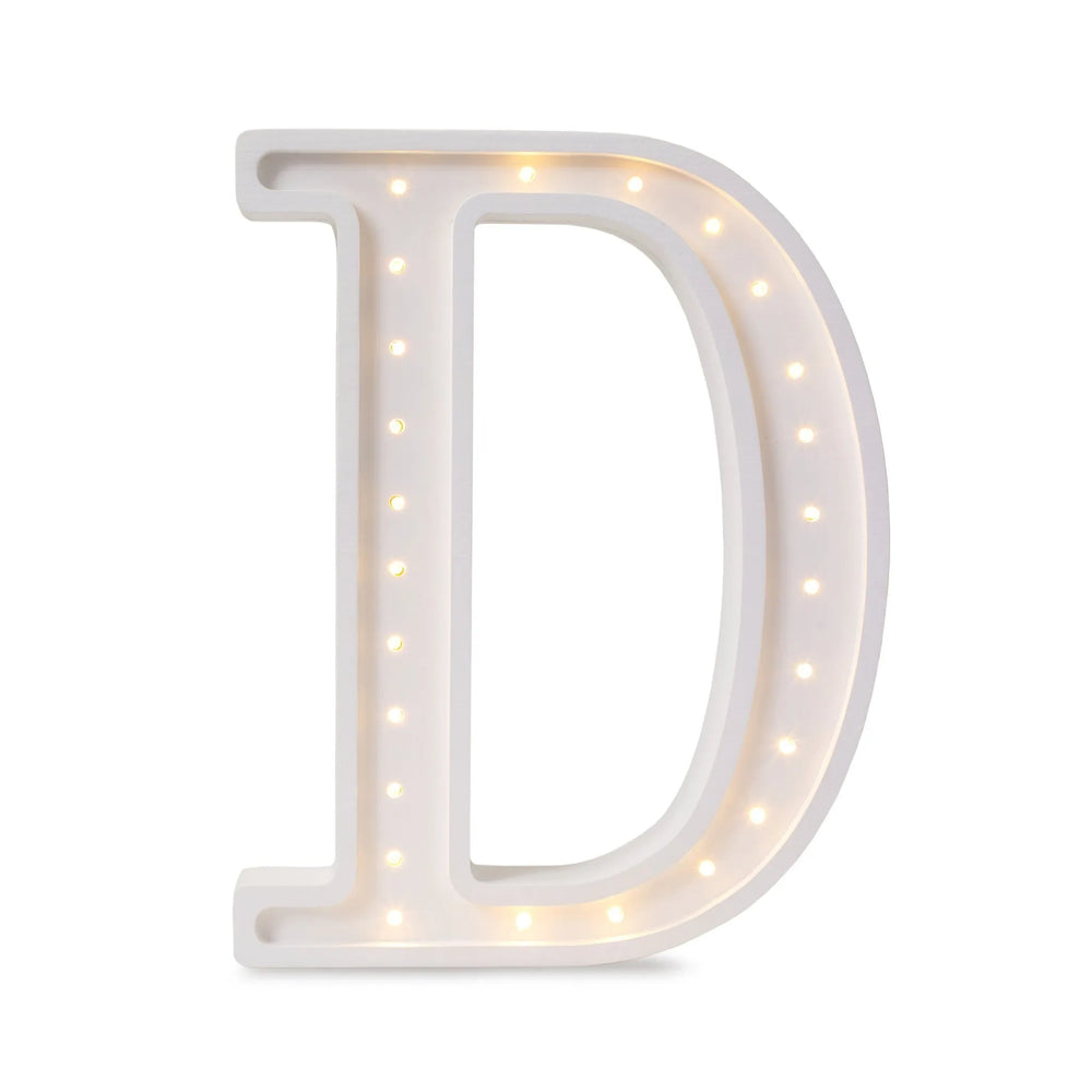 Letter Lamps A-z - Little Lights - Wooden