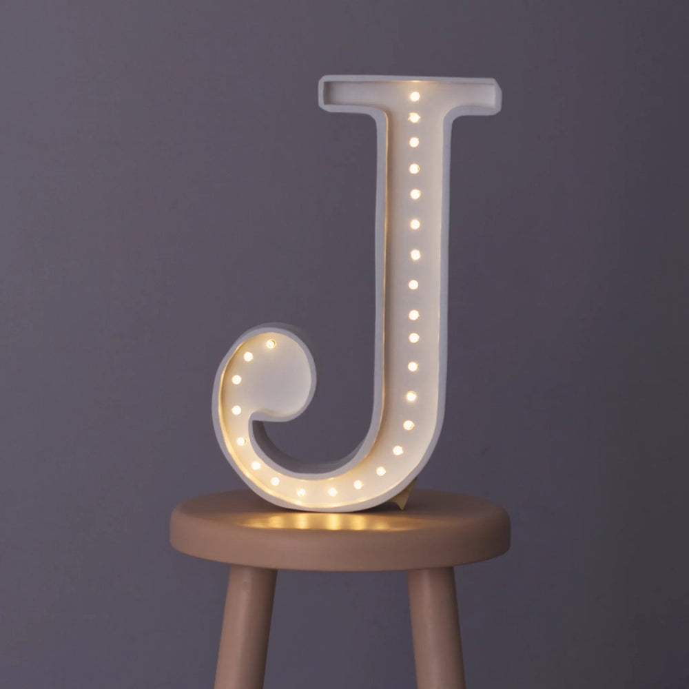 Letter Lamps A-z - Little Lights - Wooden
