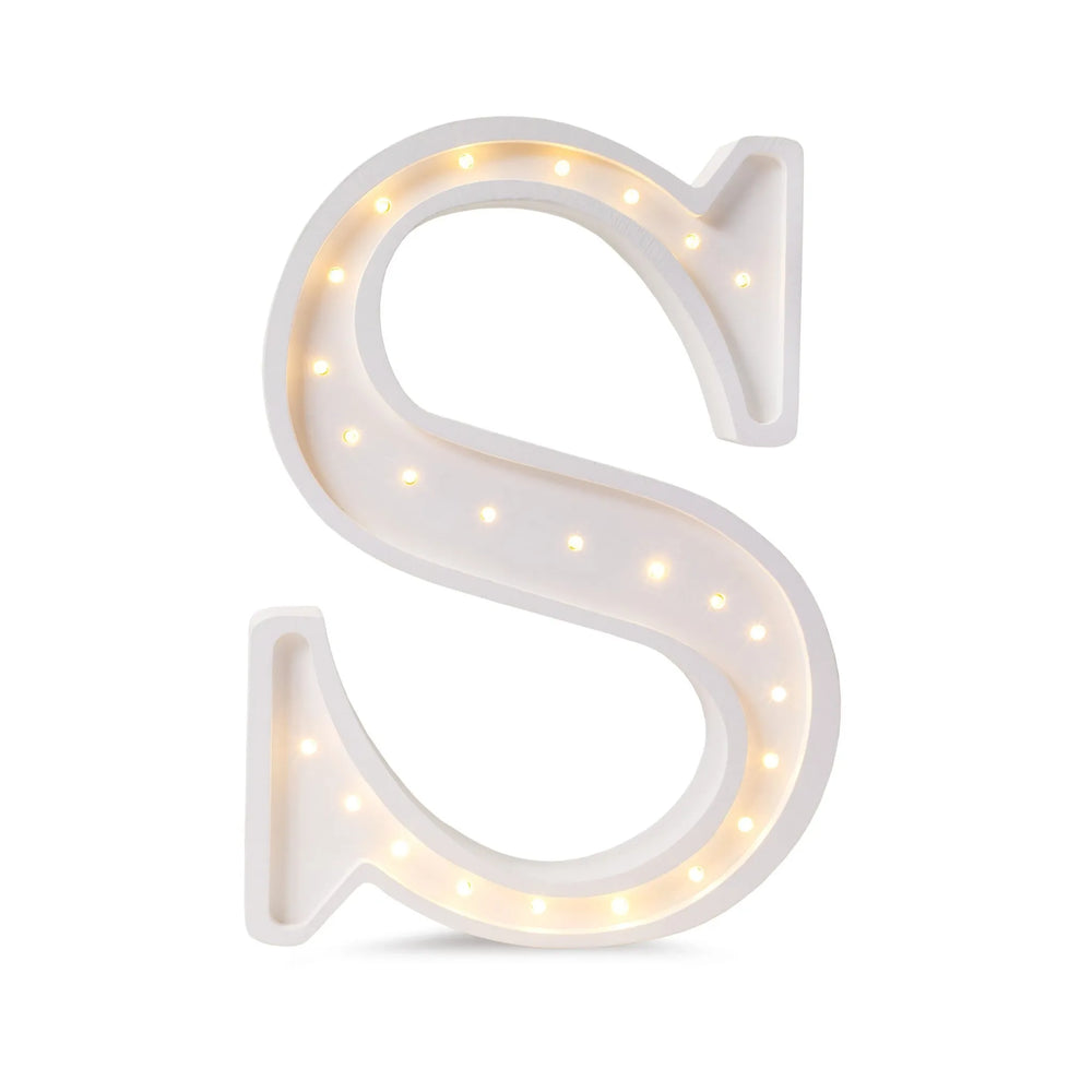 Letter Lamps A-z - Little Lights - Wooden