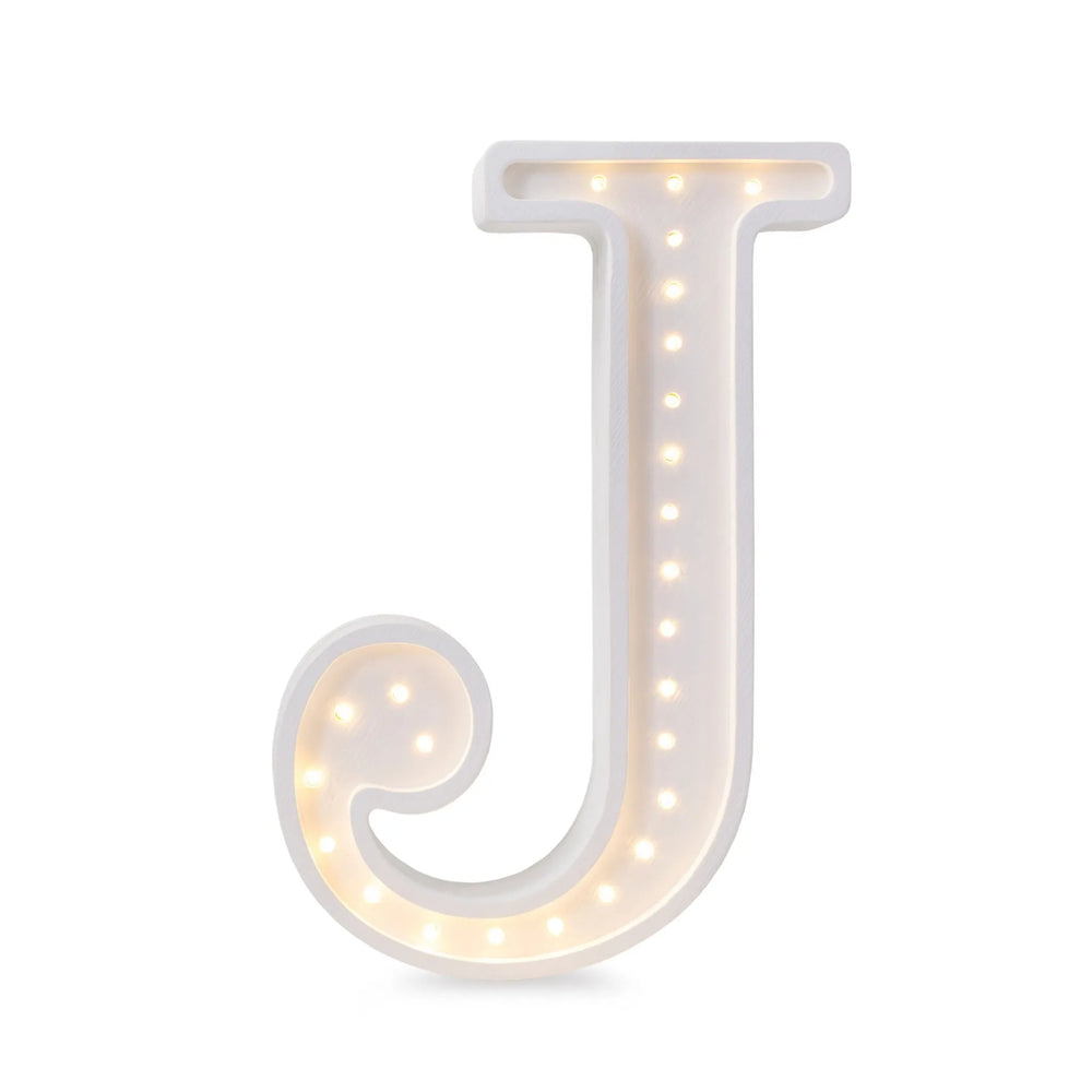 Letter Lamps A-z - Little Lights - Wooden