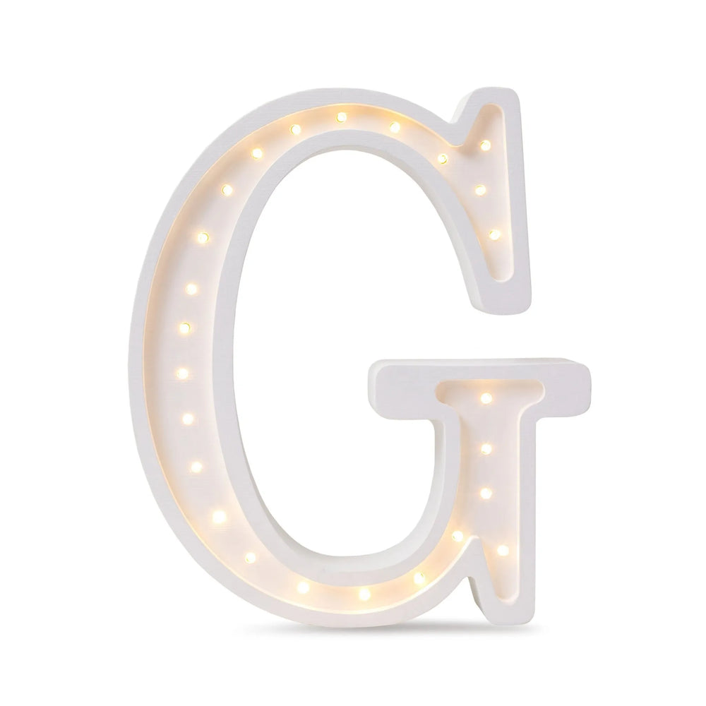 Letter Lamps A-z - Little Lights - Wooden