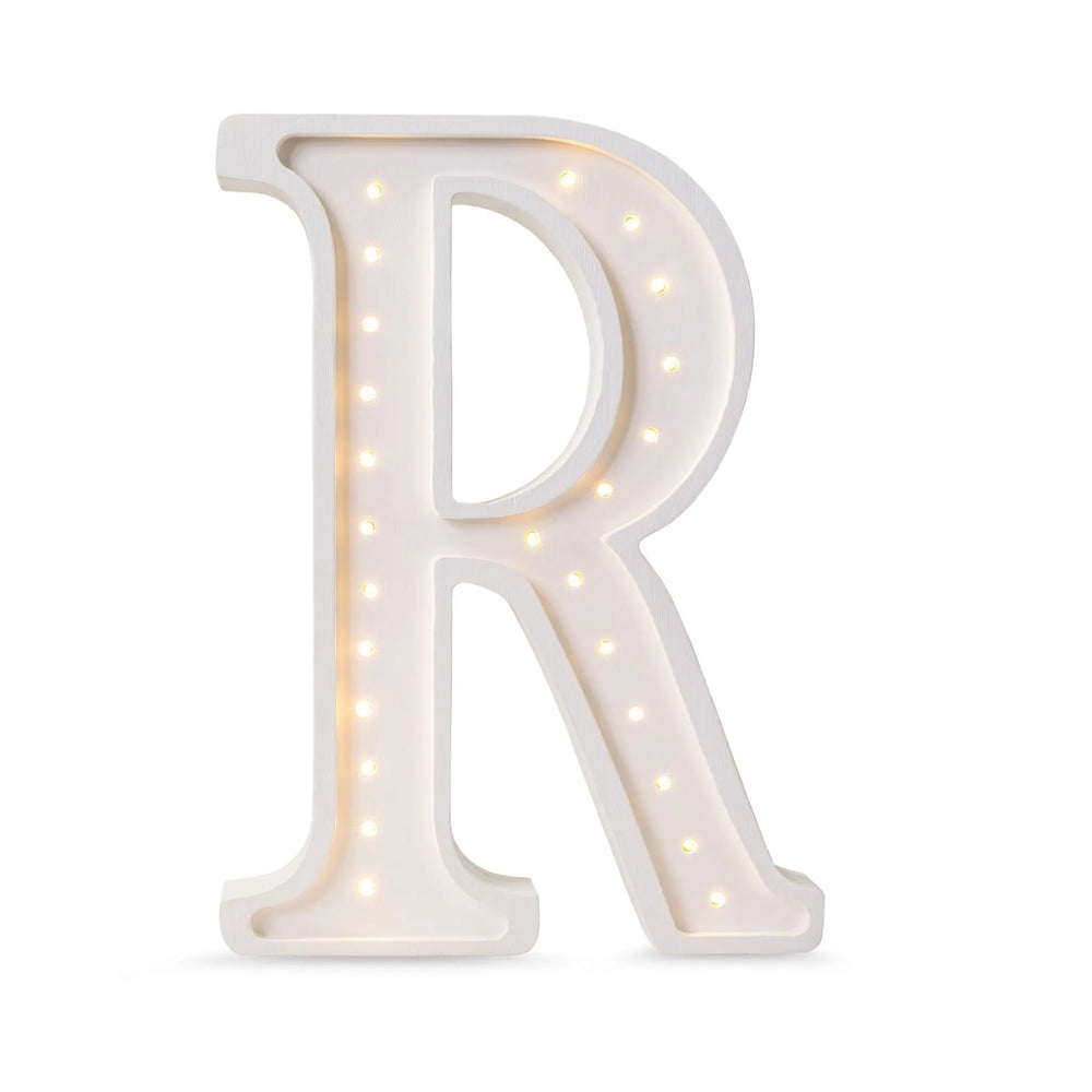 Letter Lamps A-z - Little Lights - Wooden