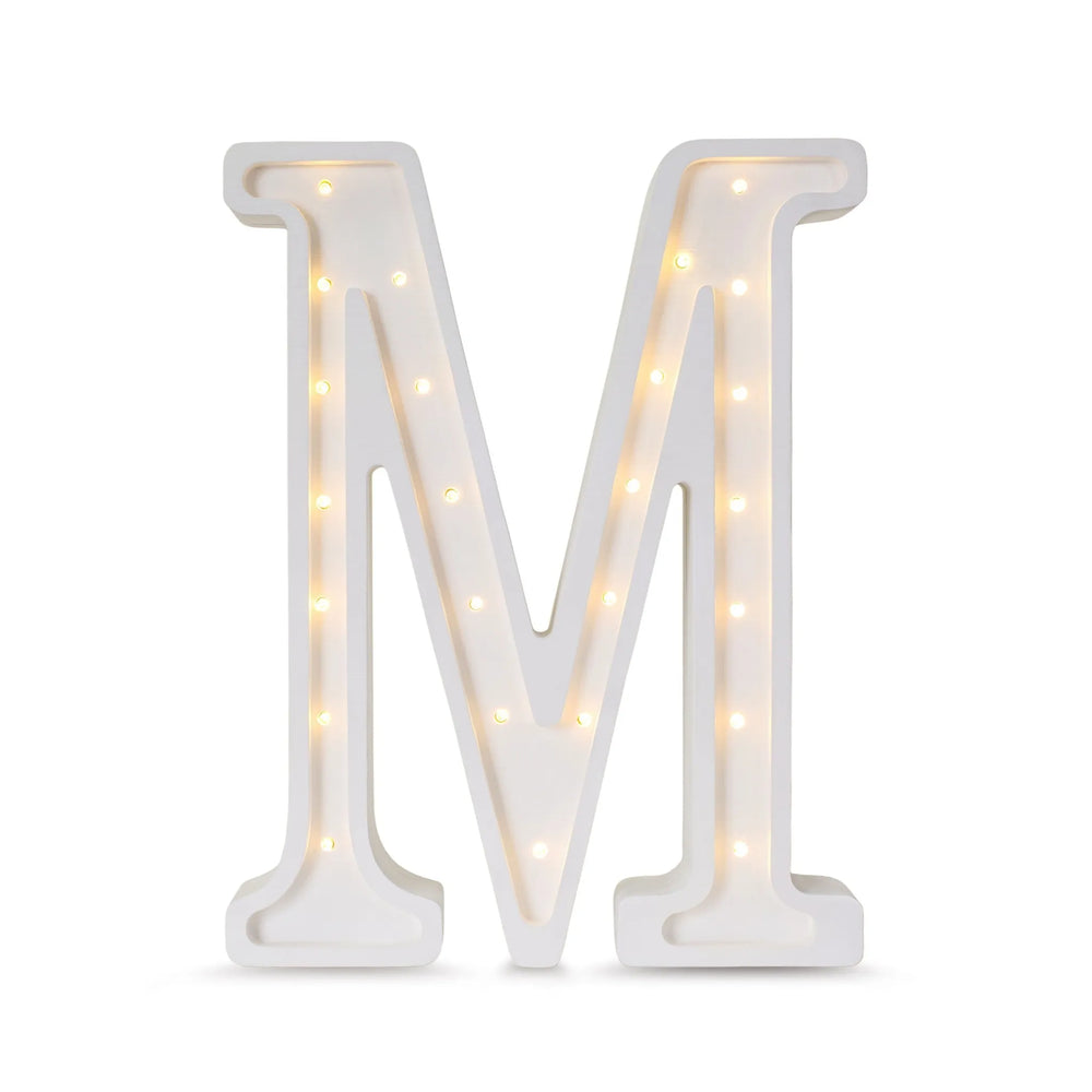 Letter Lamps A-z - Little Lights - Wooden
