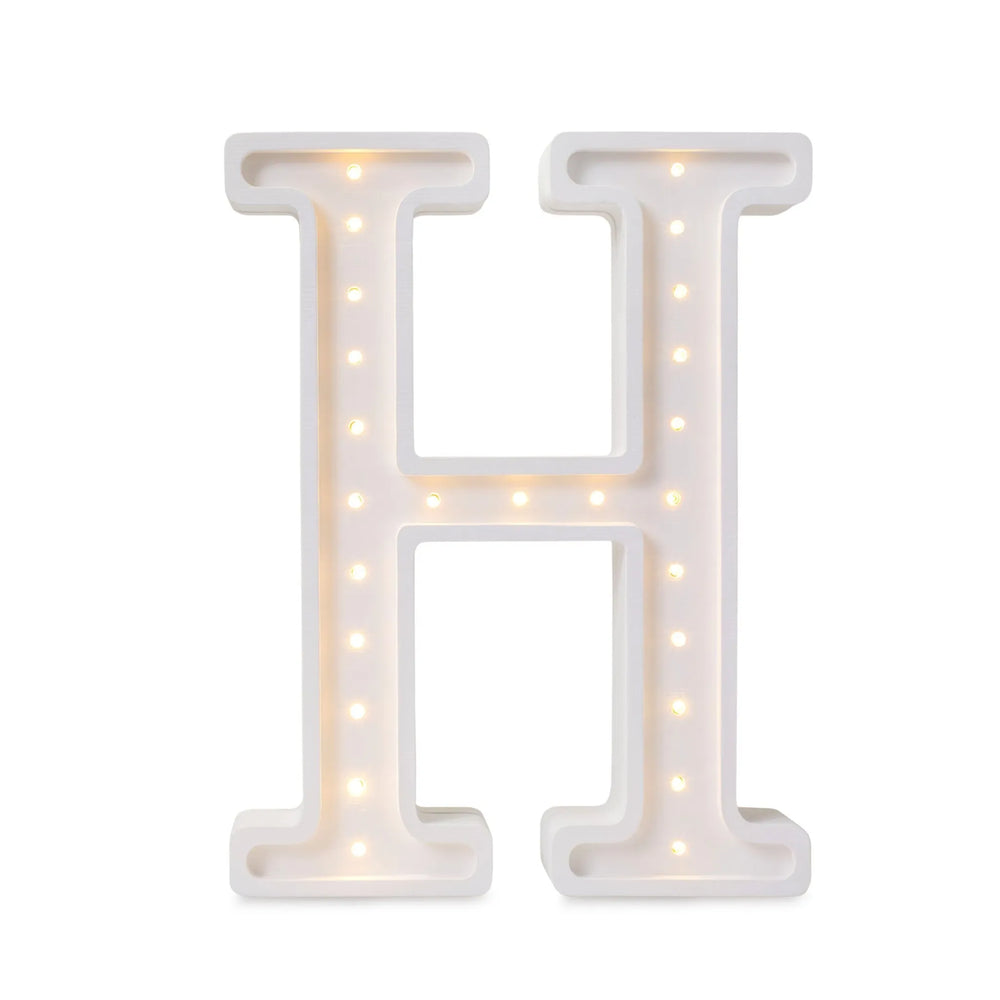 Letter Lamps A-z - Little Lights - Wooden