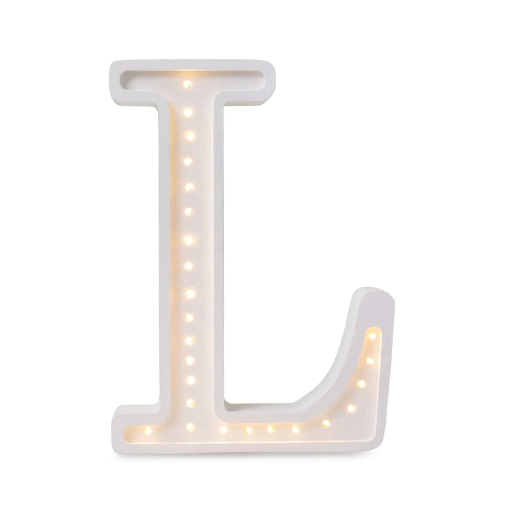 Letter Lamps A-z - Little Lights - Wooden
