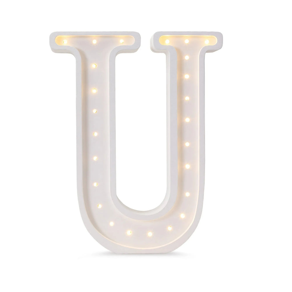 Letter Lamps A-z - Little Lights - Wooden