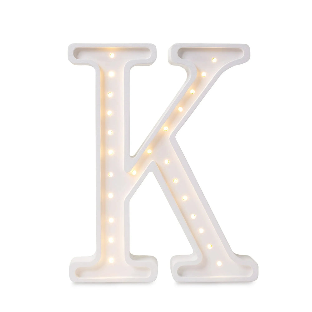 Letter Lamps A-z - Little Lights - Wooden