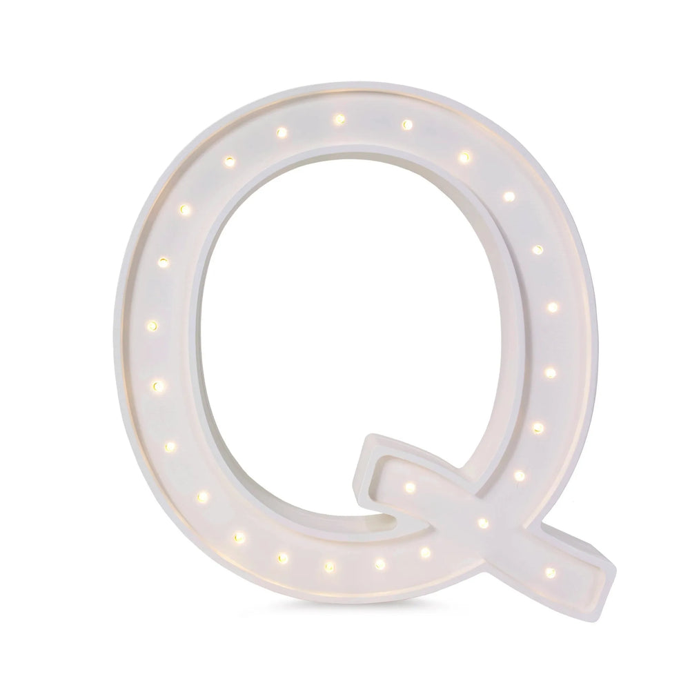 Letter Lamps A-z - Little Lights - Wooden