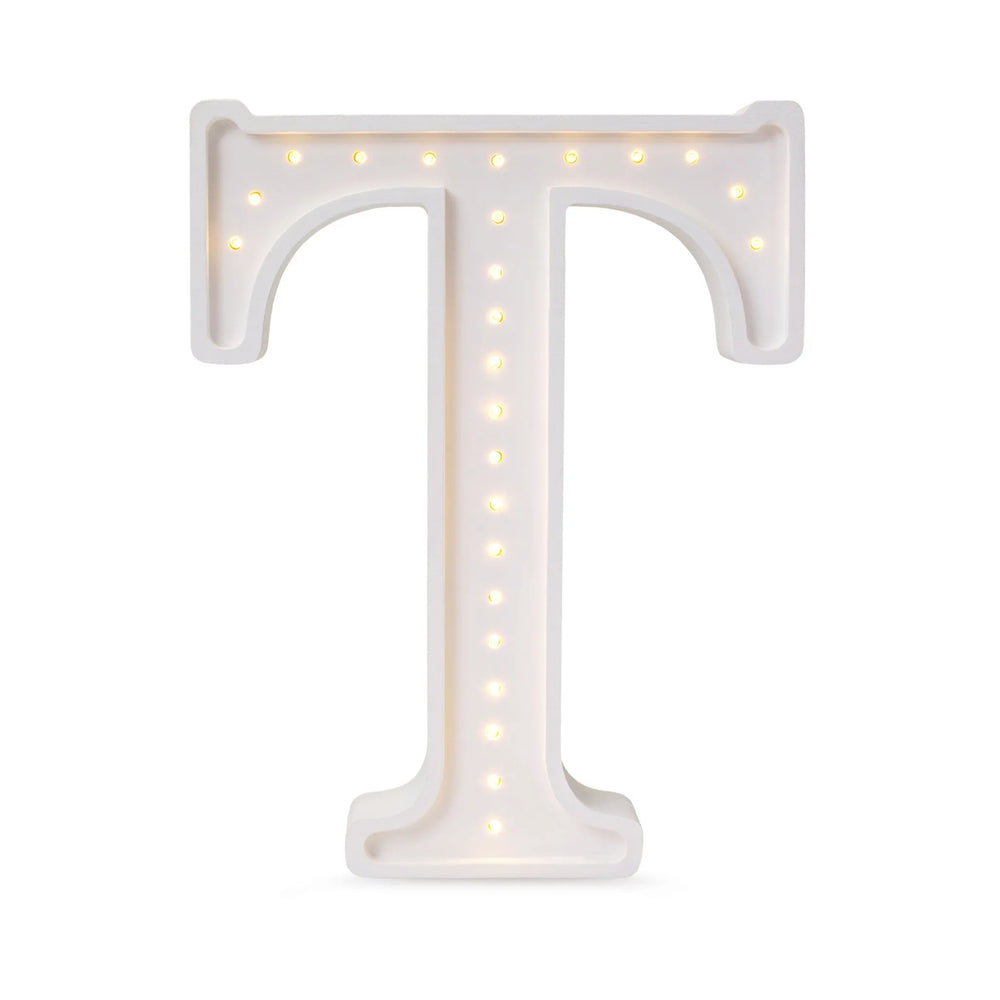 Letter Lamps A-z - Little Lights - Wooden