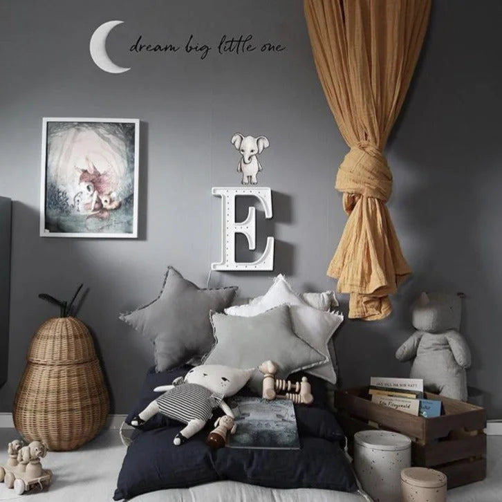 Λάμπες με Γράμματα Α-Ζ - Ξύλινες - Little Lights