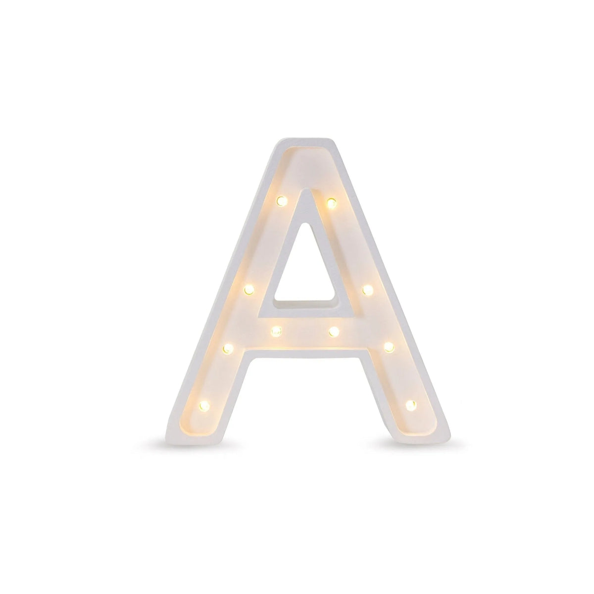 Letter Mini Lamps A-z - Little Lights - Wooden