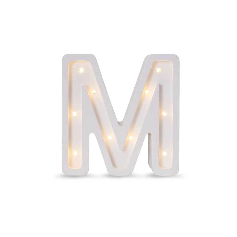 Letter Mini Lamps A-z - Little Lights - Wooden