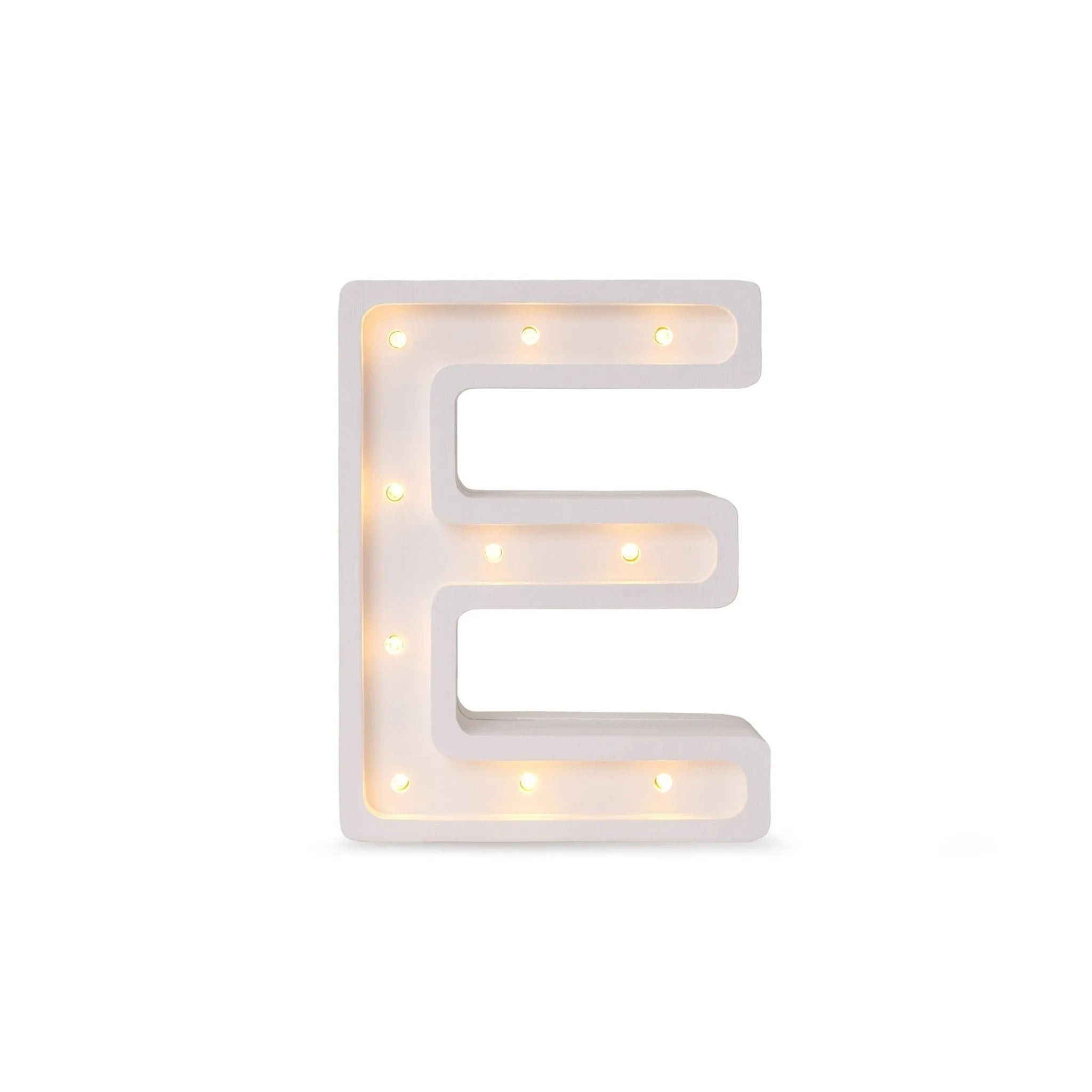Letter Mini Lamps A-z - Little Lights - Wooden
