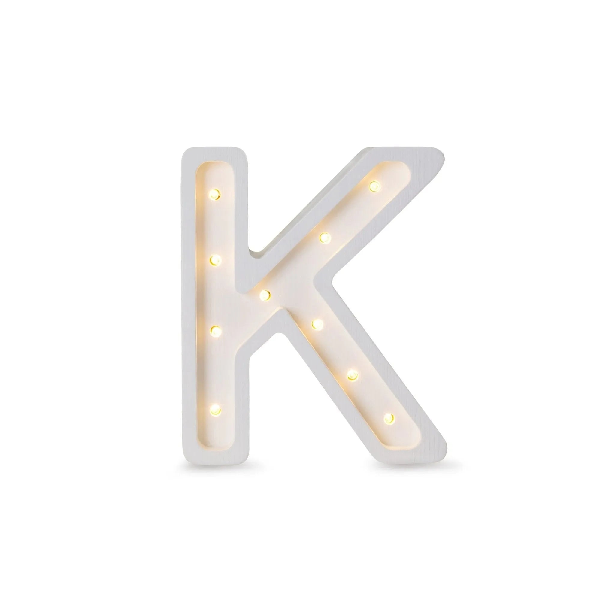 Letter Mini Lamps A-z - Little Lights - Wooden