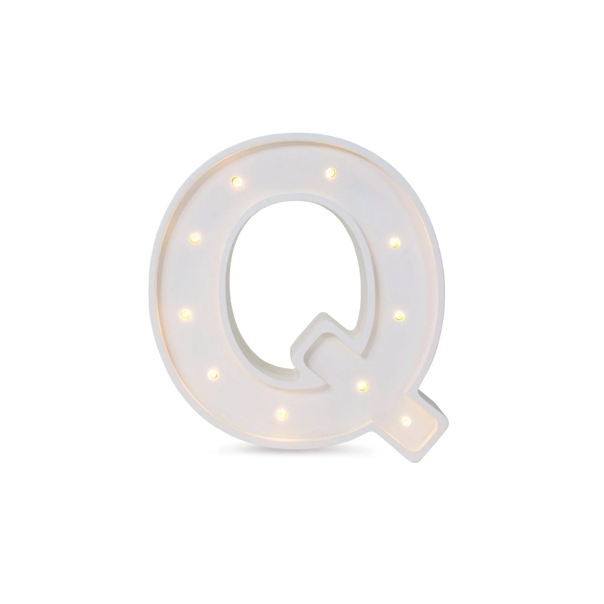 Letter Mini Lamps A-z - Little Lights - Wooden