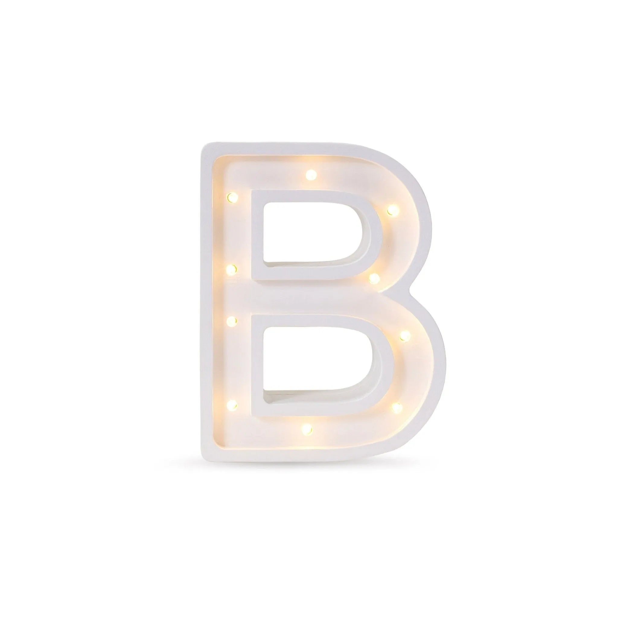 Letter Mini Lamps A-z - Little Lights - Wooden