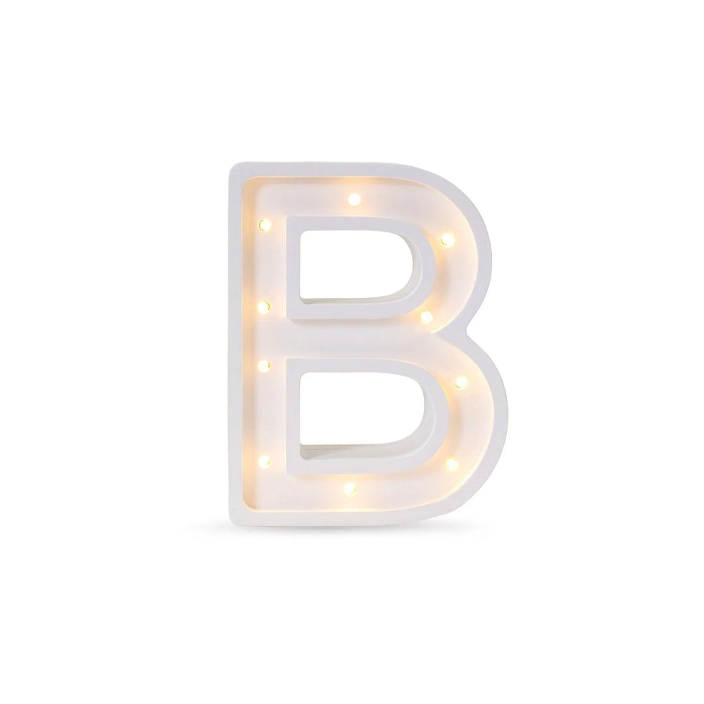 Letter Mini Lamps A-z - Little Lights - Wooden