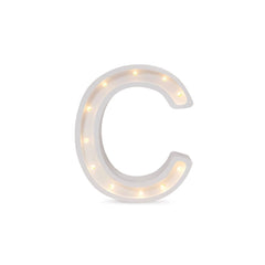 Letter Mini Lamps A-z - Little Lights - Wooden