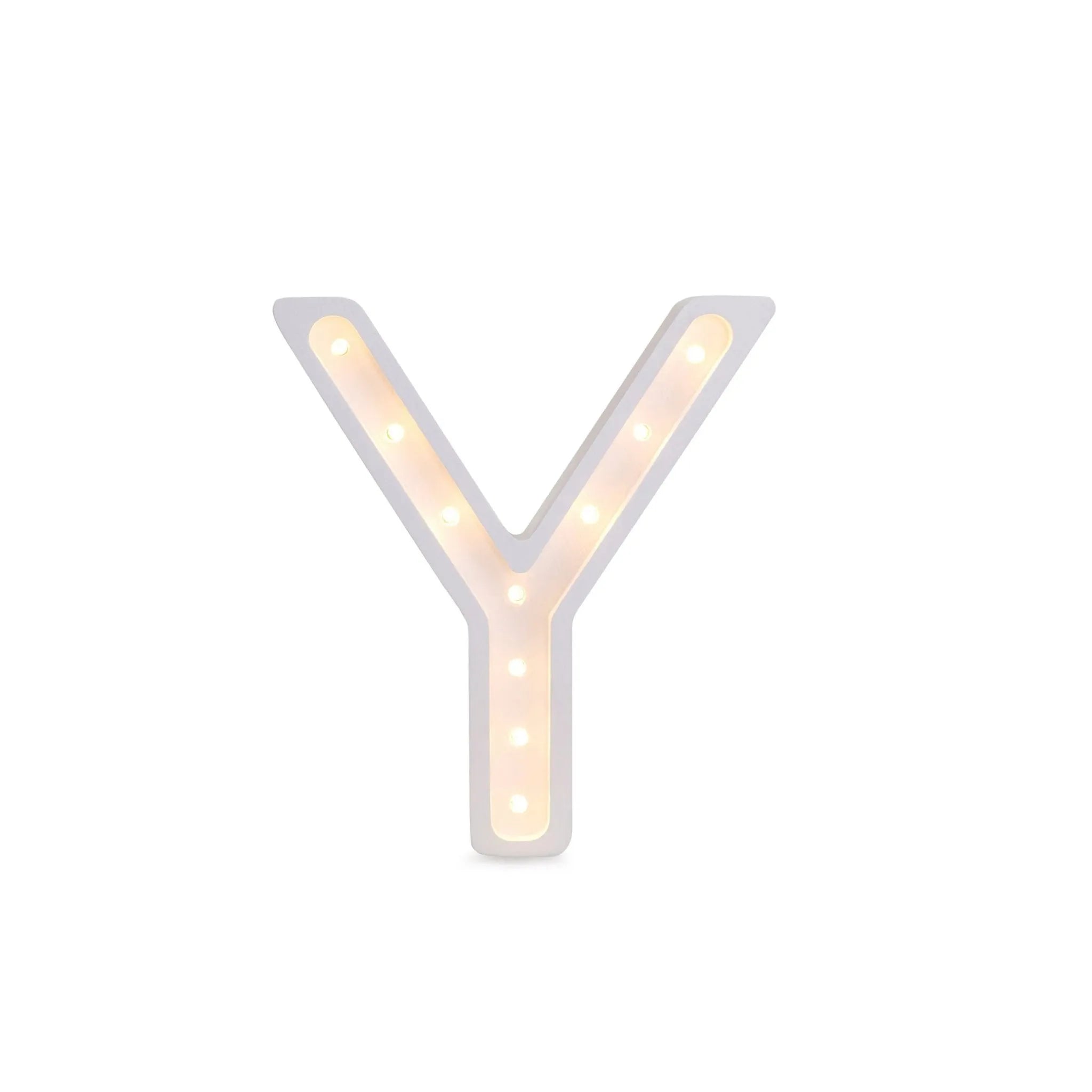 Letter Mini Lamps A-z - Little Lights - Wooden