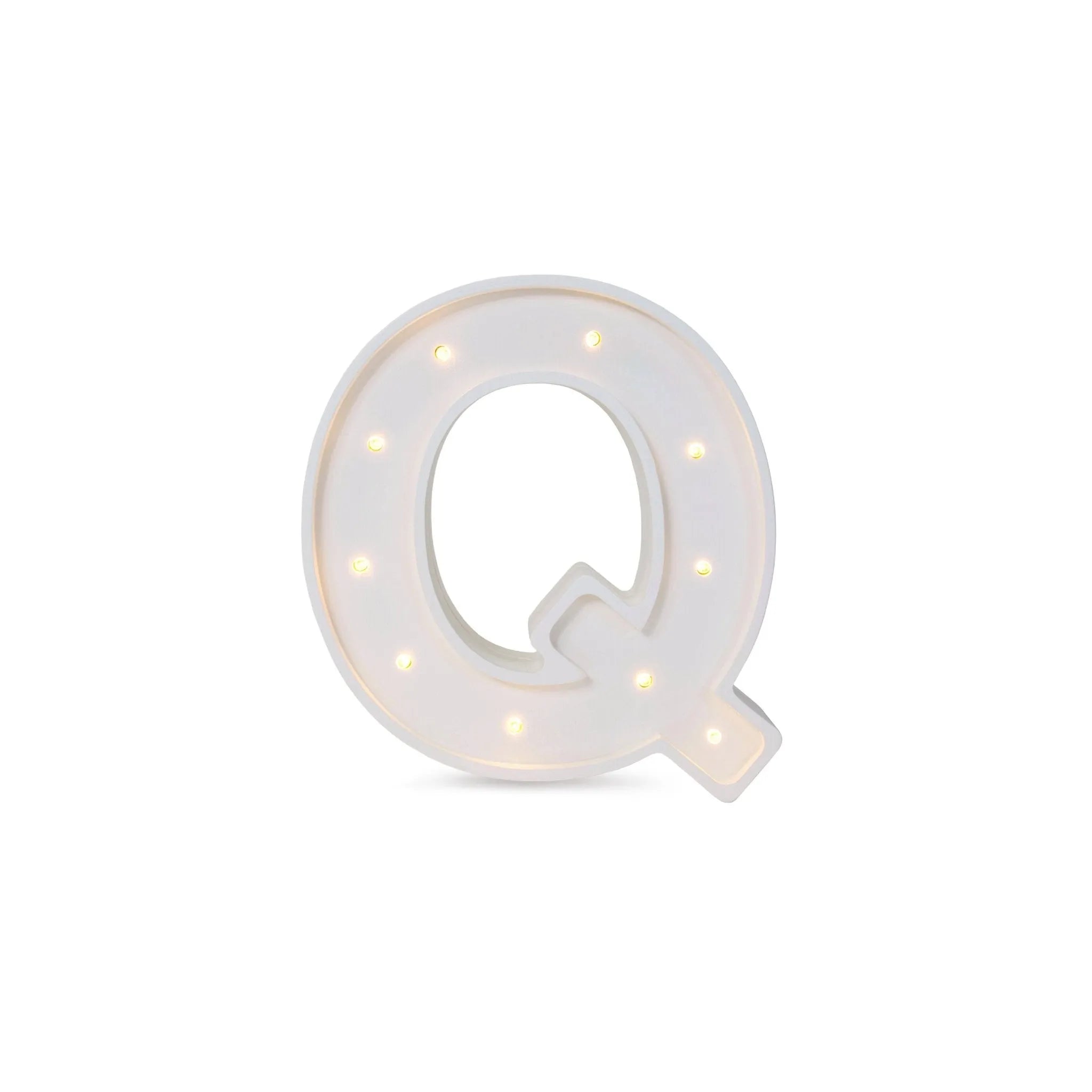 Letter Mini Lamps A-z - Little Lights - Wooden